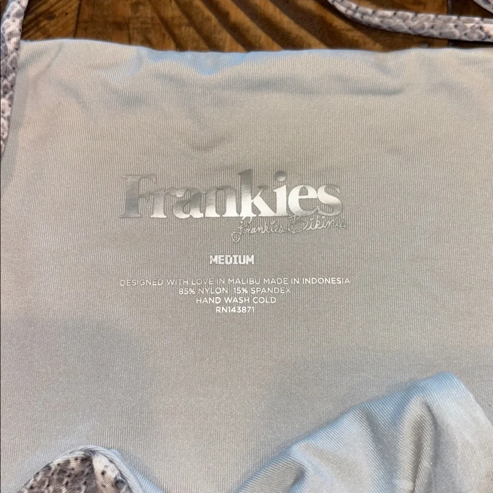 Frankies Bikinis Snake Skin Bikini